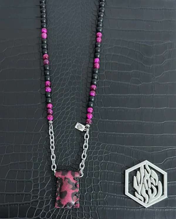 Petek Pink Safari Breslev necklace jewish